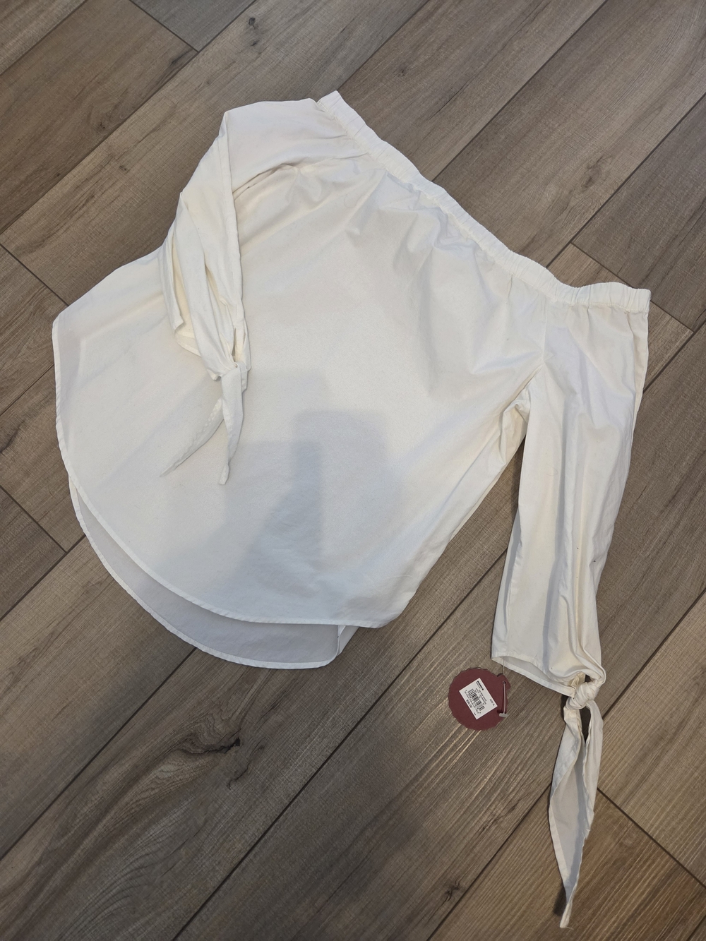 SO White Off Shoulder top Size XL